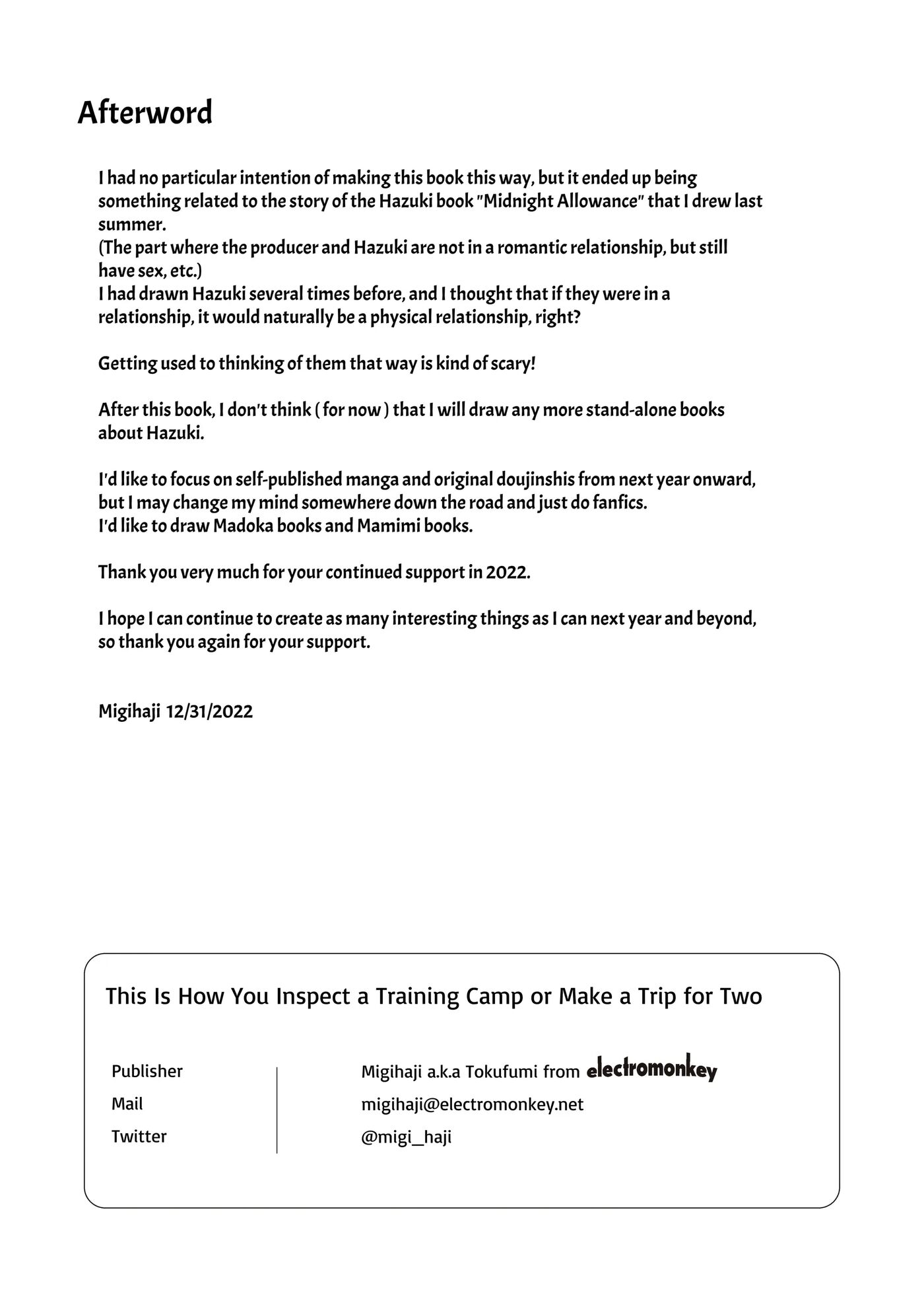 Appetizer ~a Sexy Training Camp Just For Two~ Chapter 1000 Page 38